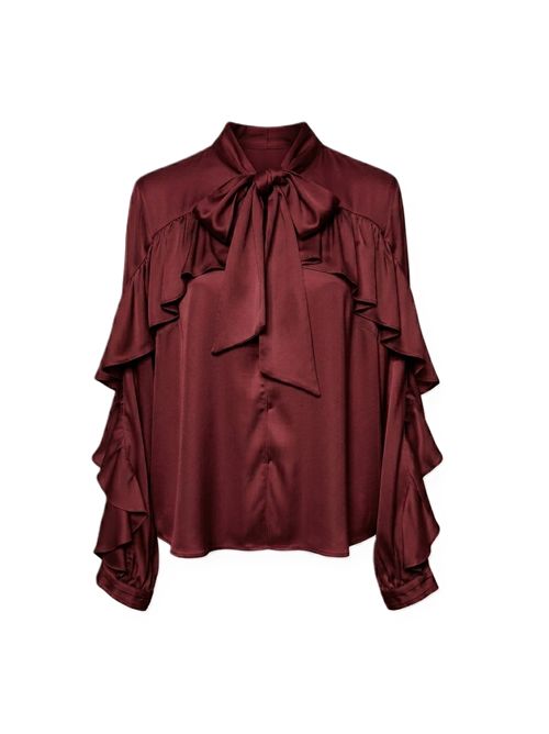 girafe top Silk 95 Five | 26200N112 MERLOT